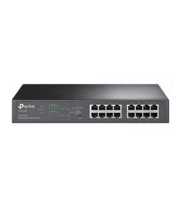 TP-LINK TL-SG1016PE Gestionado Gigabit Ethernet (10/100/1000) Energía sobre Ethernet (PoE) Negro switch - Imagen 1