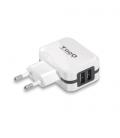 TOOQ CARGADOR PARED USB 2xUSB 3.4 AI-TECH BLANCO - Imagen 9