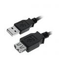 Nanocable CABLE USB 2.0, TIPO A/M-A/H, NEGRO, 1.0 M - Imagen 2