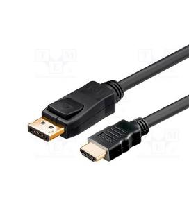 CABLE DISPLAY PORT-M A HDMI-M 1M GOOBAY - Imagen 1