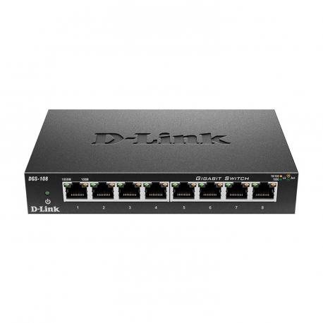 SWITCH D-LINK DGS-108 - 8 - Imagen 1