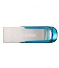 SANDISK ULTRA FLAIR USB 3.0 32GB - NEW TROPICAL BLUE COLOR - Imagen 1