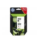 HP Paquete de ahorro de 2 cartuchos de tinta original 302 negro/tricolor - Imagen 2