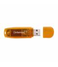 PENDRIVE 64GB USB2.0 INTENSO RAINBOW NARANJA - Imagen 3