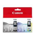 CARTUCHO ORIG CANON PACK PG-510/CL-511 NEGRO/COLOR - Imagen 1