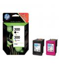 CARTUCHO ORIG HP Nº 300 NEGRO+TRICOLOR CN637EE - Imagen 1