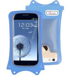 FUNDA MOVIL L-LINK LL-AM-107 WATERPROOF AZUL - Imagen 1