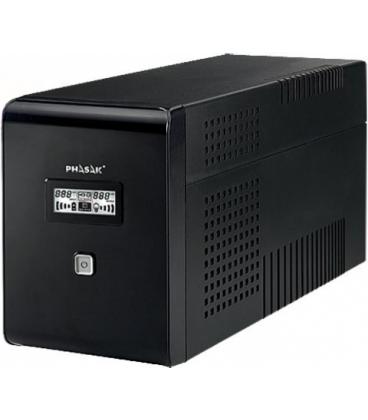 SAI 2000VA PHASAK DISPLAY LCD 2XSCHUKO PH 9420 - Imagen 1
