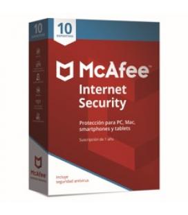 Antivirus mcafee internet security 2018 10 dispositivos - Imagen 1