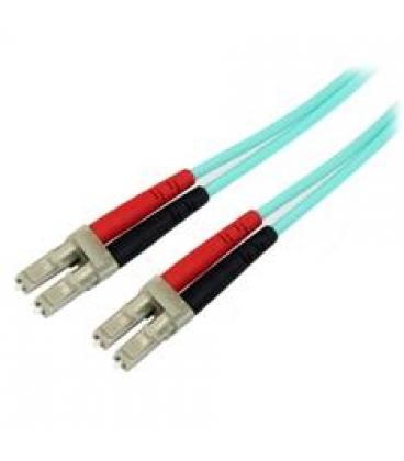 Cable fibra optica duplex multimodo om3 50/125 lc/lc libre de halogenos 20m - Imagen 1