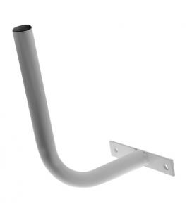 Soporte antena a pared wifi tubo 25mm diametro 250x175mm pintado blanco (para nanostation) - Imagen 1