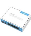 Mikrotik router board rb/9412nd hap lite with 650mhz cpu 32mb ram 4xlan built-in 2.4ghz 802b/g/n 2x2 two chain wireless - Imagen