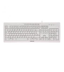 Teclado cherry stream 3.0 usb ultraplano blanco - Imagen 1