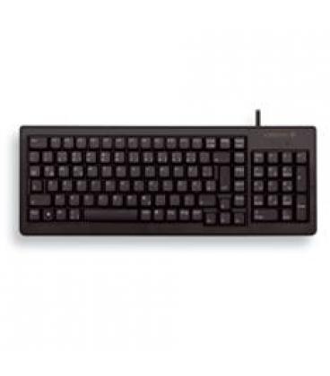 Teclado cherry slim reducida pad numerico usb negro - Imagen 1