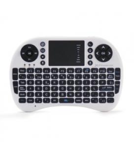 Mini teclado inalambrico wireless 2.4ghz phoenix touchpad multimedia smart tv / tvbox / android tv / color blanco y negro
