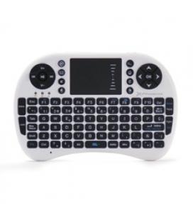 Mini teclado inalambrico wireless 2.4ghz phoenix touchpad multimedia smart tv / tvbox / android tv / color blanco y negro - Ima