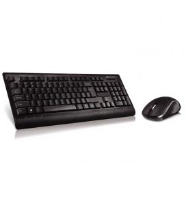 Combo teclado qwerty español wireless inalambrico phoenix phwirelesscombo+ negro + raton mouse optico inalambrico receptor nan
