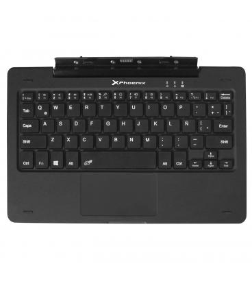 Teclado para tablet windows pc 10.1" phoenix phswitchkeyboard+ con touchpad / 1 x usb 2.0 / qwerty castellano / compatible con