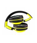 CoolBox Coolhead Auriculares Bluetooth con Microfono Amarillo/Negro