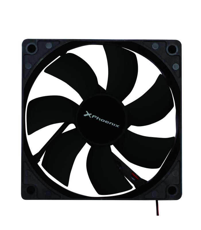 Ventilador auxiliar phoenix phcoolerfan12 12cm 3 a 4 pines Ventilador Auxiliar Phoenix Phcoolerfan12 12cm 3 A 4 Pines