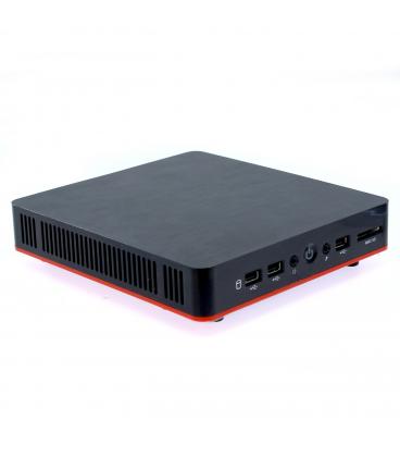Mini caja ordenador thin mini itx barebone 1 litro 50x187x207mm. oem sobremesa 3 x usb 2.0 sd incluye soporte vesa para monit