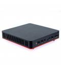 Mini caja ordenador thin mini itx barebone 1 litro 50x187x207mm. oem sobremesa 3 x usb 2.0 sd incluye soporte vesa para monit
