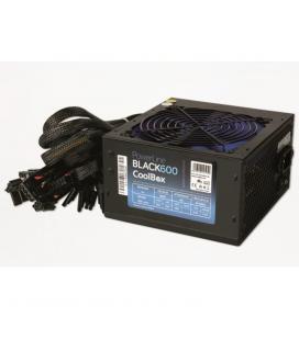 Fuente de alimentacion coolbox powerline black-600 / 600w - Imagen 1