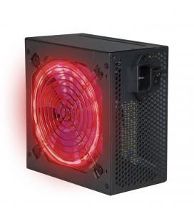 Fuente de alimentacion gaming phoenix 600w phfactorps600 atx / ventilador 12cm con 15 luces led / silenciosa y eficiente / incl