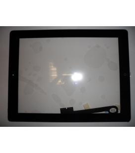 Repuesto pantalla tactil apple ipad 4 negro con marco - Imagen 1