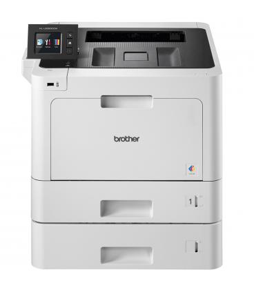 Multifuncion brother laser/led color hl-l8360cdwlt a4/ 31ppm/ 512mb/ usb/ nfc/ wifi/ red cableada/ dos bandejas 250 hojas/ duple