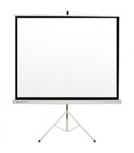 Pantalla manual tripode videoproyector phoenix 112" ratio 1:1 / 4:3 / 16:9 2m x 2m posicion ajustable / carcasa blanca / tela s