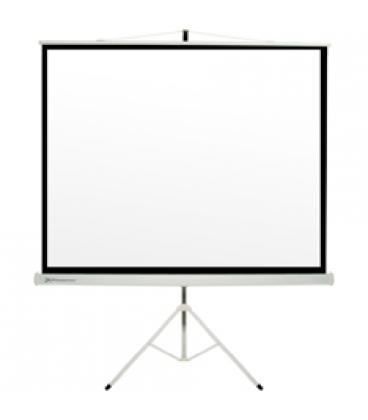 Pantalla manual tripode videoproyector phoenix 112" ratio 1:1 / 4:3 / 16:9 2m x 2m posicion ajustable / carcasa blanca / tela s