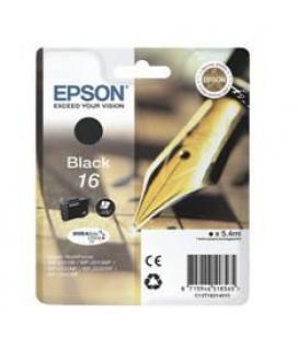 Cartucho tinta epson t162140 negro wf-2010/2510/2520/2530/2540/ pluma - Imagen 1