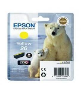 Cartucho tinta epson t261440 amarillo xp-600/605/700/800/ oso polar - Imagen 1