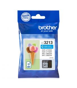 Cartucho tinta brother lc3213c cian 400 paginas - Imagen 1
