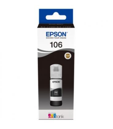 Cartucho tinta epson c13t00r140 106 ecotank foto negro ink et-7700 / et-7750 - Imagen 1