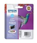 Cartucho tinta epson t0805 cian claro 7.4ml stylus photo r265/ 360/ rx560/ colibri - Imagen 1