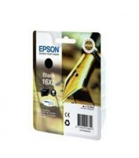 Cartucho tinta epson t163140 negro xl wf-2010/2510/2520/2530/2540/ pluma - Imagen 1
