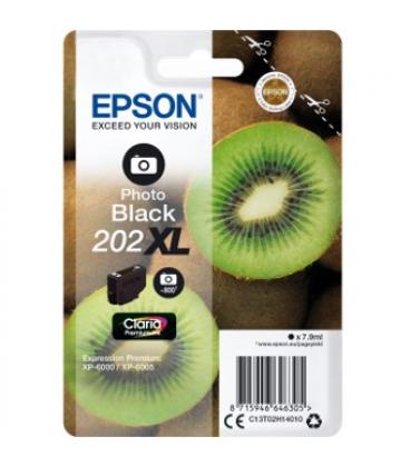 Cartucho tinta epson c13t02h14010 singlepack foto negro 202xl claria premium ink xp-6000 / xp-6005 - Imagen 1