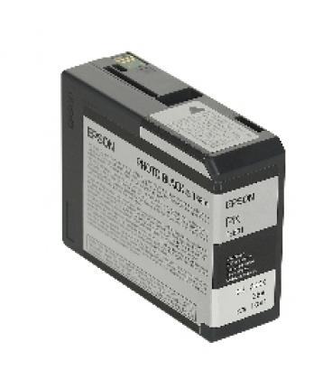 Cartucho tinta epson t5801 negro photo 80ml stylus pro 3800/3880 - Imagen 1