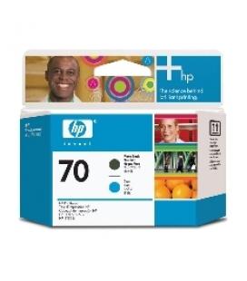 Cabezal impresion hp 70 c9404a cian/ negro mate z2100/ z3100/ z3200 - Imagen 1