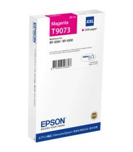 Cartucho tinta epson t9073 magenta xxl wf-6xxx ink 7000 paginas - Imagen 1