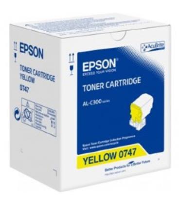 Toner epson c13s050747 amarillo 8.8k - Imagen 1