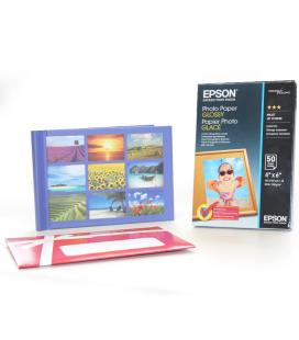 Pack papel epson s042547 + album de fotos de regalo