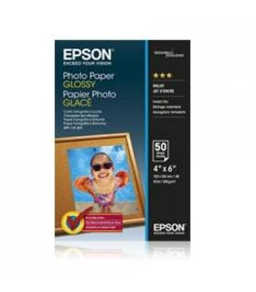 Papel foto epson s042547 glossy 10x15 50 hojas - Imagen 1