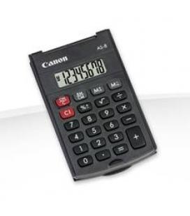 Calculadora canon bolsillo as-8 8 digitos/ tapa plegable