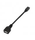 Cable usb 2.0 OTG MICRO B/M-A/H Negro 15 cm - Imagen 8