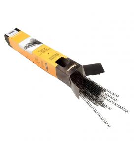 Espirales metálicas 16mm para encuadernar fellowes 5110601 - caja 100 unidades - para maquinas de paso 5:1 - hasta 120 a4
