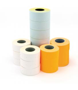 Pack 6 rollos etiquetas permanentes en rollo apli 100910 - 1000 etiquetas/rollo - color blanco