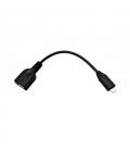 Cable usb 2.0 OTG MICRO B/M-A/H Negro 15 cm - Imagen 9